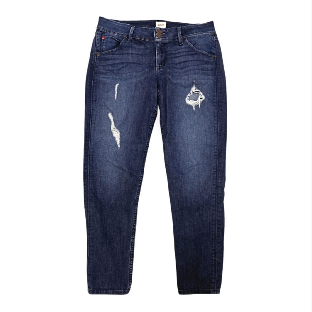 HUDSON DISTRESSED SLIM BLUE JEANS SIZE 30